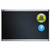 Prestige Embossed Foam Bulletin Board, 48 x 36, Black, Aluminum Frame [SKU: QRTB344A]