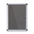 Slim-Line Enclosed Fabric Bulletin Board, 28 x 38, Aluminum Case [SKU: BVCVT630103690]