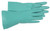 GLOVE NITRILE FLOCK LNED GREEN [SKU: ORG3616190]