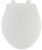 Mayfair 80SLOW000 Toilet Seat, Round, Plastic, White, Hex-Tite Hinge [SKU: ORG6915276]