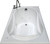 MAAX Cocoon 6032 Series 102722-091-001 Bathtub, 40 to 52 gal Capacity, 59-7/8 in L, 31-7/8 in W, 20-1/2 in H, Acrylic [SKU: ORG2834018]