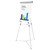 Heavy-Duty Adjustable Presentation Easel, 69" Maximum Height, Metal, Silver [SKU: UNV43035]