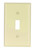 Eaton Wiring Devices 2134LA-BOX Wallplate, 4-1/2 in L, 2-3/4 in W, 1 -Gang, Thermoset, Light Almond, High-Gloss [SKU: ORG7193592]