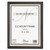 EZ Mount Document Frame with Trim Accent and Plastic Face, Plastic, 8 x 10, Black/Gold [SKU: NUD11800]