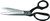 Crescent Wiss W20 Industrial Scissor, 10-3/4 in OAL, 4-3/4 in L Cut, Nickel Blade, Bent Handle, Black Handle [SKU: ORG6526677]