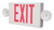 Sure-Lites LPXC Series LPXC25 Emergency Light Exit Sign Combo, 19-3/4 in OAW, 7-1/2 in OAH, 120/277 V, 0.98 W, Red [SKU: ORG6582159]