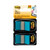 Standard Page Flags in Dispenser, Blue, 50 Flags/Dispenser, 2 Dispensers/Pack [SKU: MMM680BE2]