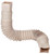 Amerimax Flex-A-Spout Series 85014 Downspout Extension, 22 to 55 in L Extended, Vinyl, Tan [SKU: ORG1596337]