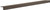 M-D TH083 69851 Sill Nosing, 36-1/2 in L, 4-1/2 in W, Bronze [SKU: ORG9654484]