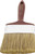 Linzer 3828-4 Paint Brush, 4 in W, 2-3/4 in L Bristle, Polyester Bristle, Beaver Tail Handle [SKU: ORG6311716]