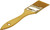 WOOSTER F5117-2-1/2 Paint Brush, 2-1/2 in W, 1-11/16 in L Bristle, China Bristle, Plain-Grip Handle [SKU: ORG2628477]