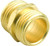 Gilmour 877014-1001 Hose Adapter, 3/4 x 3/4 in, MNH x MNH, Brass, For: Garden Hose [SKU: ORG0869487]