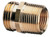 Gilmour 877054-1001 Hose Adapter, 3/4 x 3/4 x 1/2 in, MNH x MNPT x FNPT, Brass, For: Garden Hose [SKU: ORG4294278]