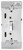 Leviton R02-TSL06-1KW Slide Dimmer, 120 V, 600 W, CFL, Halogen, Incandescent, LED Lamp, 3-Way, White [SKU: ORG1985969]