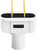 Leviton C22-48643-00W Electrical Plug, 2 -Pole, 15 A, 125 V, NEMA: NEMA 1-15P, White [SKU: ORG4996138]