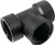 GREEN LEAF TT114P Pipe Tee, 1-1/4 in, FPT, Polypropylene, Black [SKU: ORG0037887]