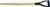 LINK HANDLES 66778 Shovel Handle, 1-1/2 in Dia, 30 in L, Ash Wood, Clear [SKU: ORG6433759]