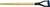 LINK HANDLES 66773 Shovel/Scoop Handle, 1-1/2 in Dia, 30 in L, American Ashwood, High-Gloss [SKU: ORG6234686]