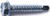 MIDWEST FASTENER 10277 Screw, #8 Thread, 1 in L, Hex, Socket Drive, Self-Drilling Point, Steel, Zinc, 1 PK [SKU: ORG8067779]