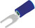GB 20-113 Spade Terminal, 600 V, 16 to 14 AWG Wire, #4 to 6 Stud, Vinyl Insulation, Blue [SKU: ORG8501967]
