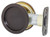 Kwikset 33410/11P Pocket Door Lock, Oil-Rubbed Bronze, 2-3/8 in Backset [SKU: ORG5913199]