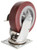 ProSource JC-P06 Swivel Caster, 6 in Dia Wheel, 2 in W Wheel, PU Wheel, Gray, 500 lb, Steel Housing Material [SKU: ORG3409083]