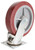 ProSource JC-P08 Swivel Caster, 8 in Dia Wheel, 2 in W Wheel, PU Wheel, Gray, 750 lb, Steel Housing Material [SKU: ORG4220075]