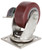 ProSource JC-P02 Swivel Caster, 4 in Dia Wheel, 2 in W Wheel, PU Wheel, Gray, 350 lb, Steel Housing Material [SKU: ORG4311379]