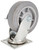 ProSource JC-T06 Swivel/Brake Caster, 6 in Dia Wheel, 2 in W Wheel, Thermoplastic Rubber Wheel, Gray, 500 lb [SKU: ORG8863573]