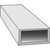 K & S 8264 Decorative Metal Tube, Rectangular, 12 in L, 1/4 in W, 0.014 in Wall, Brass [SKU: ORG5798715]