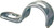 Halex 26155 Conduit Strap, Steel, Galvanized [SKU: ORG6946222]