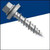 Woodtite 92522 Screw, 1 in L, Coarse Thread, Hex Drive, Galvanized Steel [SKU: ORG9404302]