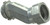 Halex 03905 Offset Connector, 1/2 in, Zinc [SKU: ORG2632578]