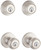 Kwikset 242T 15 K2 CP Deadbolt and Entry Lockset, 3 Grade, Keyed Alike Key, Metal, Satin Nickel, K2 Keyway [SKU: ORG8381493]
