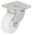 ProSource JC-B11-PS Swivel Caster, 1-5/8 in Dia Wheel, 5/8 in W Wheel, Plastic Wheel, White, 50 lb [SKU: ORG7111933]