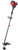 Troy-Bilt 41AD252S766 String Trimmer, Gas, 25 cc Engine Displacement, 2-Cycle Engine, 0.095 in Dia Line [SKU: ORG3047735]