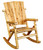 DURAFLAME TX 95100 Aspen Single Rocking Chair, 29-1/2 in OAW, 44-1/2 in OAD, 35.43 in OAH, Wood [SKU: ORG9150715]