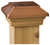 Maine Ornamental 72302 Post Cap, 4 in L, 4 in W, Wood [SKU: ORG2963536]