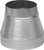 Imperial GV0812 Short Duct Reducer, 30 Gauge, Galvanized Steel [SKU: ORG0559047]
