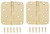 ProSource BH-402PB-PS Door Hinge, Steel, Bright Brass, Loose Pin, 180 deg Range of Motion, Screw Mounting [SKU: ORG2762151]