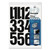 Press-On Vinyl Numbers, Self Adhesive, Black, 4"h, 23/Pack [SKU: CHA01193]