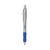 Profile Metal Ballpoint Pen, Retractable, Medium 1 mm, Blue Ink, Silver Barrel, Dozen [SKU: PAP2130518]