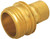 Landscapers Select GB9610 Hose Connector, 3/4 in, Male, Brass, Brass [SKU: ORG6006027]