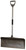 RUGG 35PLW-S Snow Pusher, 27 in W Blade, Polyethylene Blade, Aluminum Handle, D-Shaped Handle, 36 in L Handle, Blue [SKU: ORG5847496]