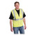 ANSI Class 2 Four Pocket Zipper Safety Vest, Polyester Mesh, Large, Hi-Viz Lime Yellow [SKU: PID302MVGZ4PLYL]