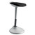 Perch Series Seat, Backless, Supports Up to 250 lb, Black Seat, Silver Base [SKU: BSXVLPERCHAS10X]