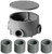 Carlon E970CDE-CTN Junction Box, 4 -Knockout, 1/2 in Knockout, PVC, Ceiling, Wall Mounting [SKU: ORG2631711]
