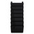 Unbreakable Plastic Wall File, 7 Sections, Letter Size, 13" x 3.81" x 30.78", Black [SKU: TUD24380814]