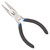 Vulcan JL-NP017 Mini Long Nose Plier, 5 in OAL, 0.5 mm Cutting Capacity, 3 cm Jaw Opening, Black Handle, 1/2 in W Jaw [SKU: ORG2702512]