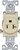 Eaton Wiring Devices 1877V-BOX Single Receptacle, 2 -Pole, 125 V, 20 A, Side Wiring, NEMA: NEMA 5-20R, Ivory [SKU: ORG4249983]